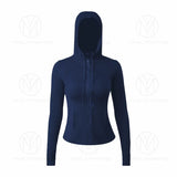 Yoga jackets wear hoodys Define womens designers sports jacket coat double-sided sanding fitness chothing hoodies Long Sleeve clothes two styles design622ess