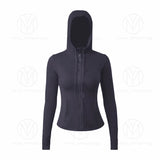 Yoga jackets wear hoodys Define womens designers sports jacket coat double-sided sanding fitness chothing hoodies Long Sleeve clothes two styles design622ess