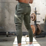 Fashion Men Gyms Pants Joggers Fitness Casual Long Pants Men Workout Skinny Sweatpants Jogger Tracksuit Cotton Trousers 201128