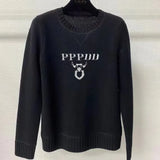 Designer Sweater women sweaters jumper Embroidery Print sweater Knitted claic Knitwear Autumn winter keep warm jumpers mens design