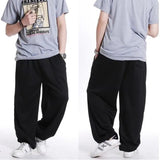 Men Sweatpants Hip Hop Dance Mens Trousers Pants Casual Joggers Loose Pants Wide Leg Male Clothing Spring Autumn Bottoms XXXXL PLus Size