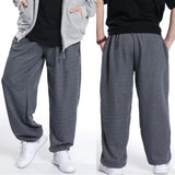 Men Sweatpants Hip Hop Dance Mens Trousers Pants Casual Joggers Loose Pants Wide Leg Male Clothing Spring Autumn Bottoms XXXXL PLus Size