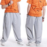 Men Sweatpants Hip Hop Dance Mens Trousers Pants Casual Joggers Loose Pants Wide Leg Male Clothing Spring Autumn Bottoms XXXXL PLus Size