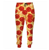 Pizza With Bacon Pepperoni Sweatpants 3D Printed Joggers Men/Women Plus Size Fall Style Pants Casual Trousers AMS003