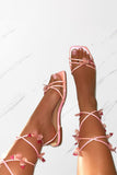 Goosudu 3D Butterfly Decor Girly Strappy Sandals