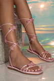 Goosudu 3D Butterfly Decor Girly Strappy Sandals