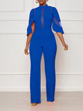 Goosudu Solid Sheer Combo Jumpsuit