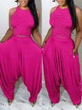 Goosudu Ruched Tank Top & Pants Set