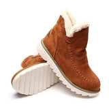 Goosudu Women Casual All-Match Warm Short Boots