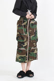 Goosudu Camouflage Undeniable Multi Pocket Zipped Design Skirt