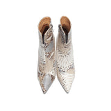 Women Snake Print Boots