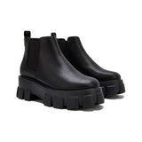 Goosudu Women's Casual All-Match Platform Boots