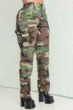 Goosudu Camouflage Classic Multi Pocket Pants