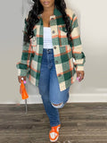 Goosudu Plaid Shirt Jacket