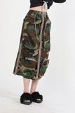 Goosudu Camouflage Undeniable Multi Pocket Zipped Design Skirt