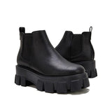 Goosudu Women's Casual All-Match Platform Boots