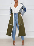 Goosudu Denim Combo Shearling Coat