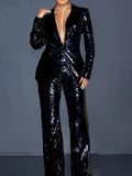 Goosudu Sequin Blazer & Pants Set