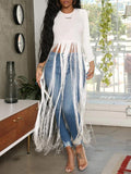 Goosudu Solid Fringe Combo Top