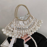 Goosudu Casual Patchwork Pearl Bags