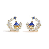 Goosudu Moonlit Castle Stud Earring