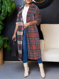 Goosudu Plaid Combo Overcoat