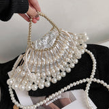 Goosudu Casual Patchwork Pearl Bags