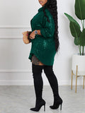 Goosudu Sequin Shirt Dress