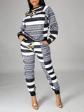 Goosudu Printed Sweatshirt & Pants Set