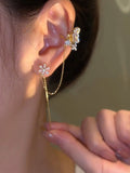 Goosudu [Butterfly Flower]Threader Earring