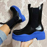 Goosudu Colorful Platform Boots