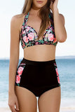 Goosudu Sexy Print Split Joint Swimwears