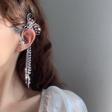 Goosudu Butterfly Tassel Ear Cuff