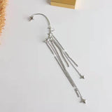 Goosudu 6 Stars Tassel Ear Cuff single 1 pcs