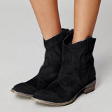 Goosudu Daily Flat Heel Boots