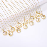 Goosudu Fashion Solid Zodiac Necklace