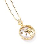 Goosudu Fashion Solid Zodiac Necklace