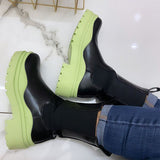 Goosudu Colorful Platform Boots