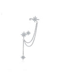 Goosudu Meteor Tassel Earring Ear Cuff a pair