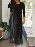 Goosudu Solid Fringe Combo Top