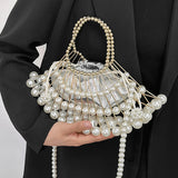 Goosudu Casual Patchwork Pearl Bags