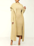 Goosudu Fuzzy Cardigan & Dress Set