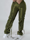 Goosudu Zip-Front Cargo Pants