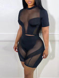 Goosudu Black Sheer-Combo 2PC Set