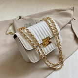 Goosudu Casual Elegant Solid Chains Bags(3 Colors)