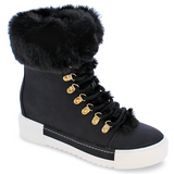 Goosudu Warm Fur Lace-Up Boots