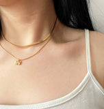 Goosudu [Be Mine]26 Letters Kendall Style Layered Necklace