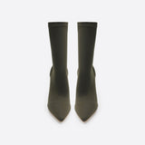 Women Minimalist Thick Heel Pointed Toe Boots