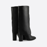 Women Chunky Heeled Boots