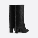 Women Chunky Heeled Boots